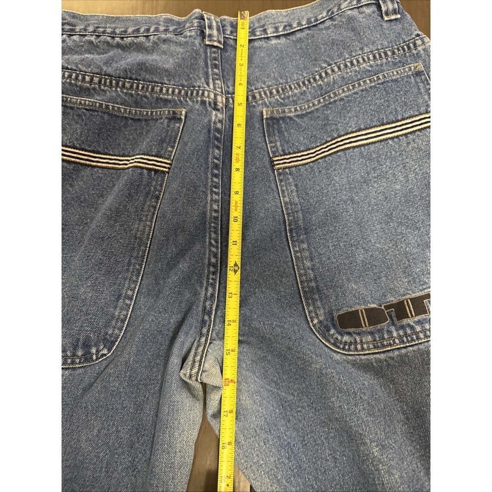 OTB Carpenter Wide Baggy Denim Jeans Men Skater Grunge Vintage JNCO Style 36x31 - Picture 13 of 16